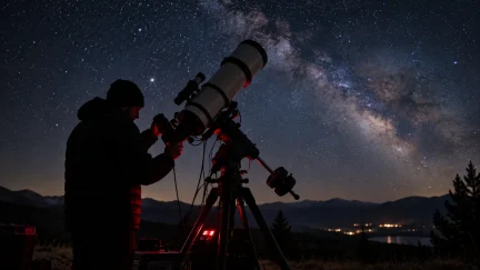 One night with Saturn